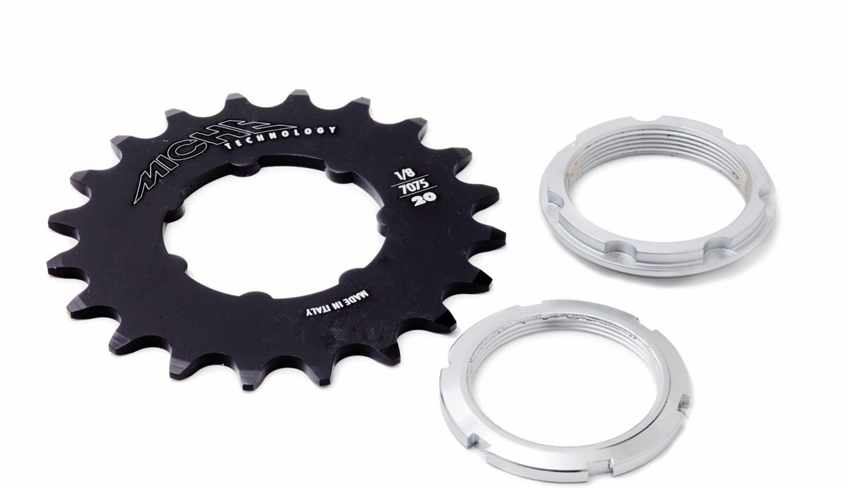 Miche Cicli Bonin Unisex Adult Fac Pinions Pista Aluminium 21 Teeth Ring - Silver, One Size