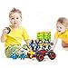 Stem Toys, Building Blocks for Kids- 75 Pieces Creative Construction and Engineering Blocks Toys -Intelligent Learning DIY Stick Building Block for Kids