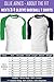OLLIE ARNES Men's Basic Crewneck 3/4 Sleeve Cotton T-Shirt Raglan Baseball Top