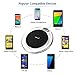 Wireless Charger, Amicool Ultra-slim Circular Crystal Portable Wireless Charging Pad for Galaxy S6/S6 Edge/S6 Active,Note 5, Nexus 7/6/5/4 Droid DNA and All Qi-Enabled Devices