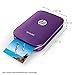 HP Sprocket Portable Photo Printer, Print Social Media Photos on 2x3 Sticky-Backed Paper - Purple (Z9L25A)