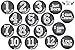 Baby's Firsts Gender Neutral Month by Month Milestone Chalkboard Stickers for Boys & Girls, Newborn Monthly Onesie Sticker Set, Anti Glare Scrapbook Photo Prop Keepsake and Baby Registry and Shower Gi