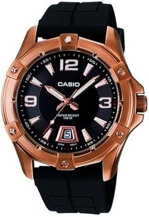 CASIO Collection MTD-1062-1AVEF - Reloj de Cuarzo con Correa de Resina para Hombre, Color Negro