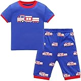 Hugbug Boys Truck Pajamas Set 2-7T