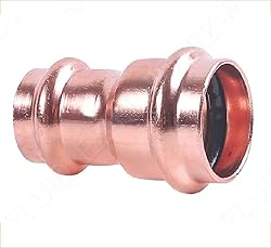 EZ-FLUID 1" x 3/4" Copper Press Reducer Coupling,No