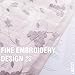 Purple Embroidery Semi Sheer Curtains Lilac for Bedroom Rod Pocket Violet Vintage Floral Embroidered Voile Curtain Panels for Living Room 63 inch Length Lilac Window Treatment Set 2 Panels