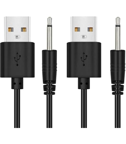 Amazon.com: TenCloud USB Male DC Adapter Replacement Charging Cord Cable  Compatible with Plus One Bullet Toy Wand Massager Charger : Electronics