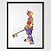 Dignovel Studios 8X10 Kingdom Hearts Sora Inspired Watercolor Art Print Wall Art Hanging Home Decor Boys Girls Room Art Motivational Inspirational Print playroom decor N025