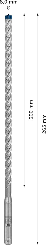 Bosch EXPERT SDS plus-7X Hammer Drill Bit 8 mm Ø Professional Accessory view 3