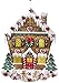 Bucilla Felt Applique Advent Calendar Kit, 18 by 25-Inch, Nordic Gingerbread House
