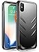 iPhone Xs Rugged Case, iPhone X Rugged Case, Poetic Revolution [360 Degree Protection][Built-in-Screen Protector] Full-Body Rugged Heavy Duty Case for Apple iPhone X (2017)/iPhone Xs (2018) - Black