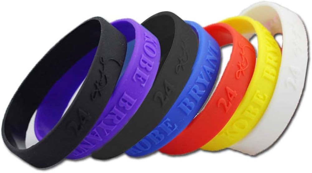 Bracelets Silicone Motivants Solza - Lot De 6 Messages Positifs Pour Enfants Et Adultes