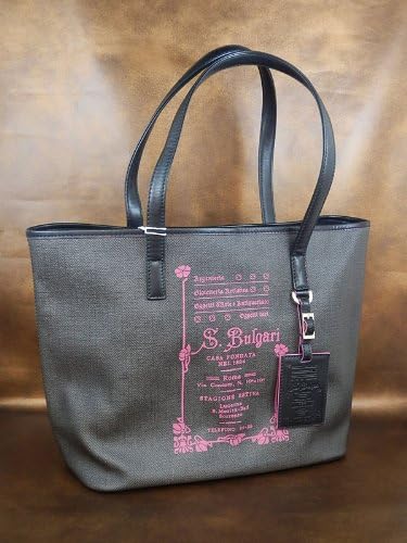 Amazon ブルガリ Bvlgali コレッツィオーネ メンズ 手さげバッグ 人気 ブランド おしゃれ 男性用 手提げ バッグ キャンバス トートバッグ 男性 トート バック 並行輸入品 トートバッグ