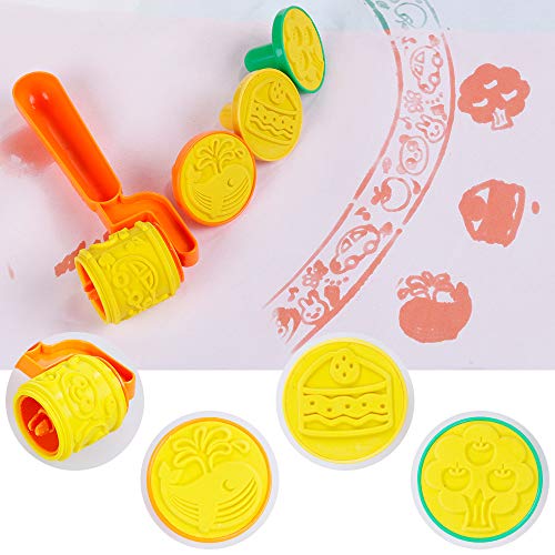 Anpro 27.5×39.4 in Doodle Mat, Magic Water Drawing Mat with 3 Pens, 3 Stamps, and 1 Drawing Book Painting Pad Perfect Educational Learning Birthday for Children Over 3 Years - Thumbnail 2