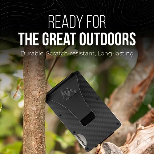 Mountain Voyage Minimalist Wallet For Men Slim RFID Wallet I Scratch