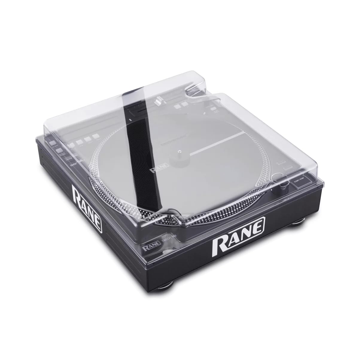 Decksaver Cover for Rane Twelve - Super-Durable Polycarbonate Protective lid in Smoked Clear Colour, Made in The UK - The DJs' Choice for Unbeatable Protection