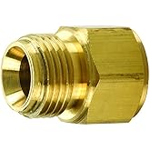 Dixon 3/8" Male NPSM x 3/8" Female NPTF, Brass Threaded Adapter (174-0606)
