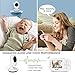 Bable Baby Monitor X1-Plus with Delay-Free Technology, 2.4GHz Baby Monitor with Camera, Infrared Night Vision, Two Way Talk, Temperature Monitoring, Lullabies, Projection and Corner Shelf