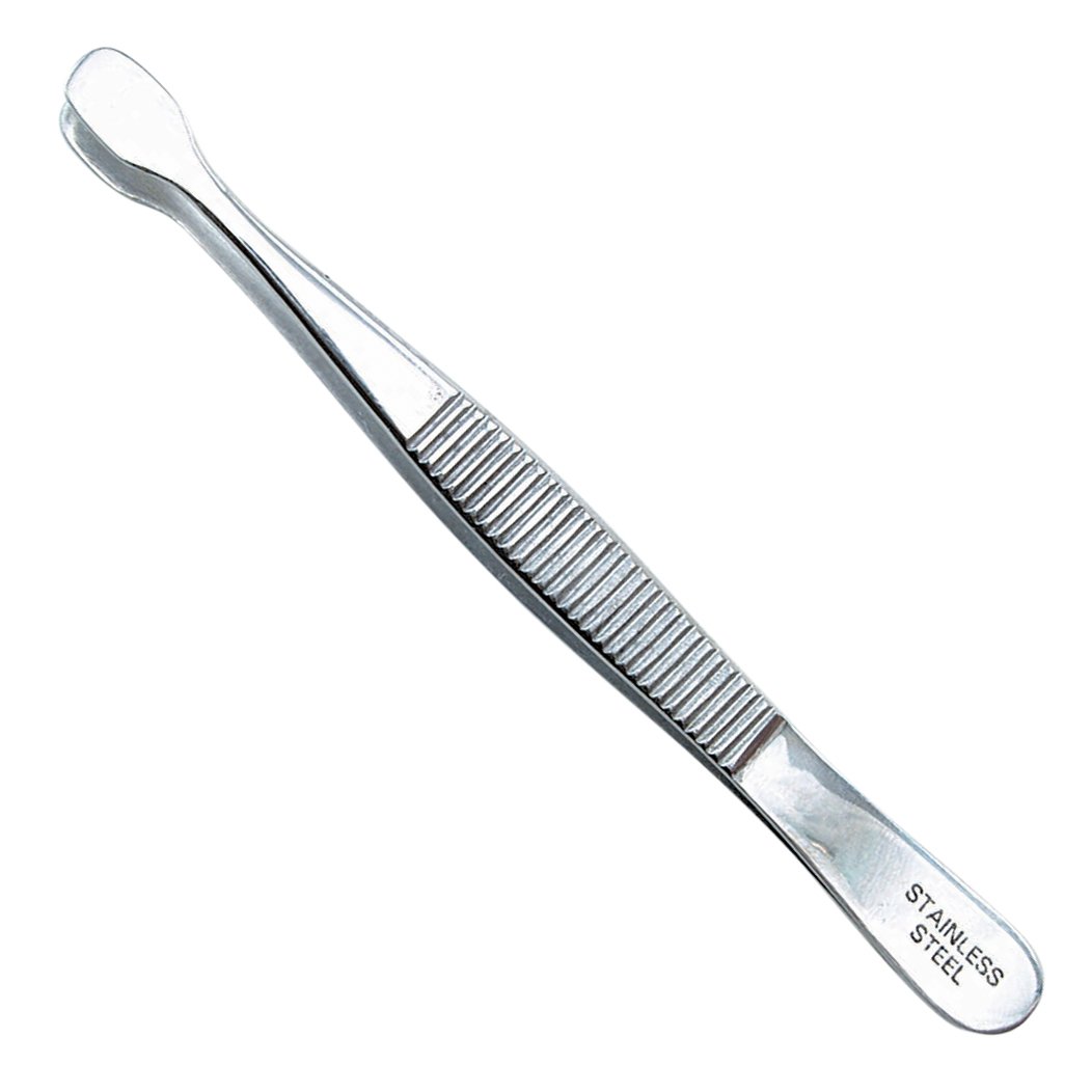 イチネンアクセス ツール事業部 ピーツール(P.Tool) オールステンレス ピンセット 120mm 先平型 切手用 04612商品画像