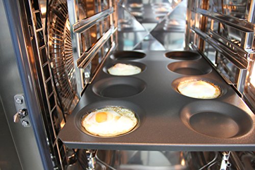 Nonstick Egg Tray, GN1/1 size, Commercial combi oven accessory, nonstick, aluminium alloy