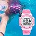 Kids Digital Watch, Boys Girls 50M(5ATM) Waterproof 7 Colors LED Multifunctional Sports Outdoor Wrist Watches with Alarm for Children