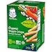 Gerber Organic Veggie Crisps, Orange Harvest, 5 Count (Pack of 2)