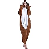 Funnyparty Sloth Onesie Pajamas Adult Halloween Animal Cosplay Cartoon Costume One Piece Sleepwear Women Men