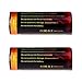 Trustfire 2pcs 26650 3.7v 5000mAh Rechargeable Li-ion Battery with PCB Protected Board