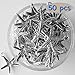 Heather's cf Cyprinoid Fish Charms. 64 pcs Antique Silver Non-Tarnish,Lead-Free,Cadmium-Free,Nickel-Free Beads for DIY Jewelry Making,Bracelets, Necklaces, Earrings, Keychains, Crafts, Bulk