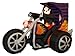 7 Foot Long Halloween Inflatable Grim Reaper on Motorcycle Lights Decor Outdoor Indoor Holiday Decorations, Blow up Lighted Yard Decor, Lawn Inflatables Home Family Outside