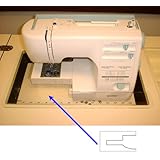 Arrow Custom Cut Clear Acrylic Plexi-glass Piece Sewing Machine Craft Table Cabinet Insert for Bertha, Olivia, Florie, Gidget Ii, Kangaroo & Joey Cabinet, Aussie, Wallaby and Bandicoot with Freearm Fitting in Flatbed