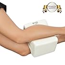 Orthopedic Knee Pillow for Sciatica Relief, Back Pain, Leg Pain, Pregnancy, Hip and Joint Pain - Memory Foam Wedge Contour by Famirosa
