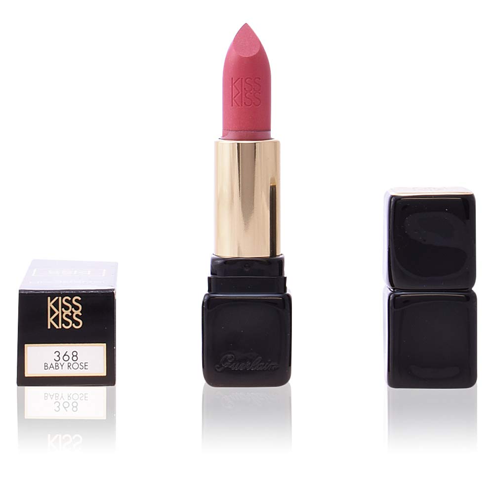 Guerlain Kiss-Kiss Shaping Cream Lip Color Lipstick for Women, No. 324 Red Love, 0.12 Ounce