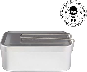Amazon Esee アメリカ正規品 キャンプ用メスティン アルミ飯盒 ハンゴウ クッカー バーべキュー アウトドア炊飯 調理器具 サバイバル メスキット Mr 990 Esee 鍋 ザル