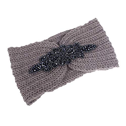 TreeMart Women Knitting Headband Handmade Keep Warm Hairband Winter Warm Crochet Head Wrap Wide Ear Warmer Hairband