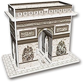 HQGOODS 3D DIY Paper Assembling Jigsaw Puzzles Model Toy and Hobby For Kids Adult - 13 Piece (triumphal Arch)