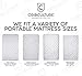Best All-in-1 Waterproof Pack N' Play: Baby Mattress Pad & Fitted Sheet, Heat-Resistant, Highly Durable for 300+ Washes, Hypoallergenic, for Mini, Portable, Convertible Crib Mattresses, 27