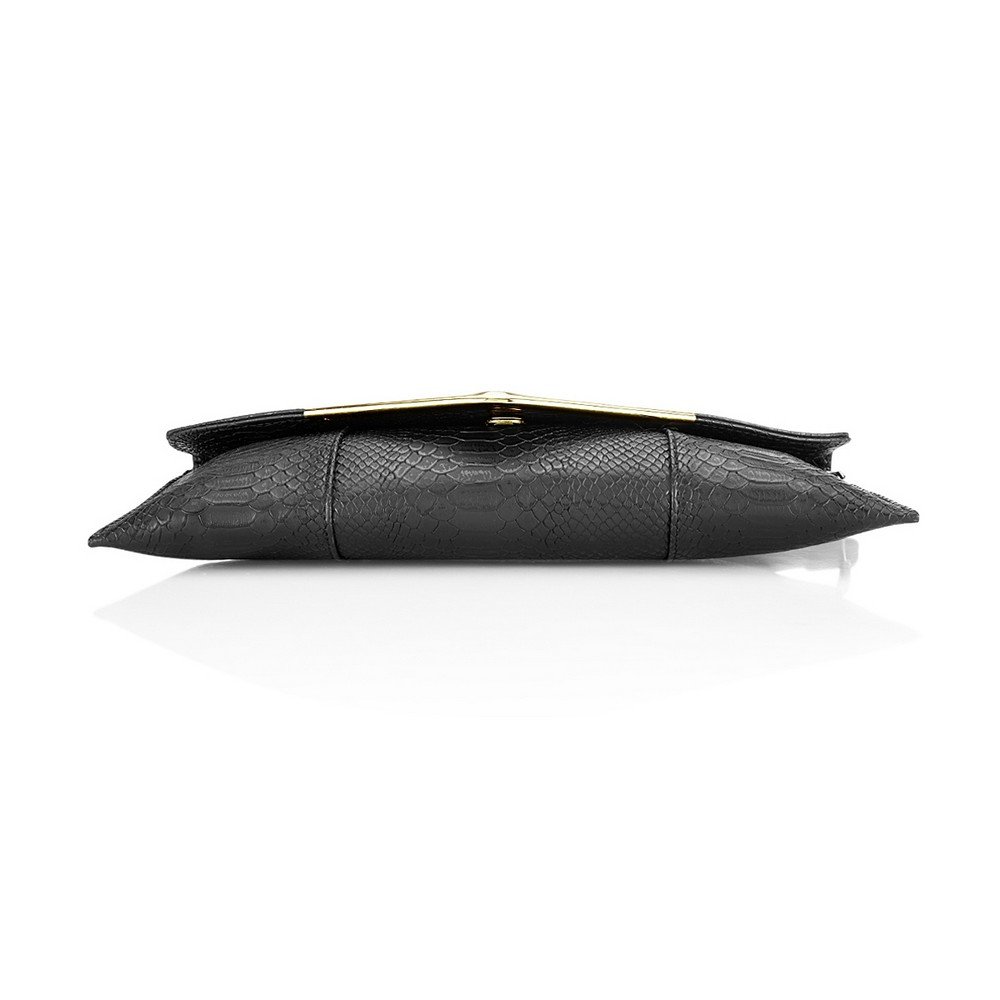caprese women's clutch (black)