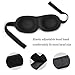 3D Sleep Mask, SLMASK Soft Contoured Eye mask with Adjustable Strap for Travel, Shift Work, Lightweight & Breathable Sleeping Mask for Women Men, Light Blocking Good Night Eye Cover, 3 Pack