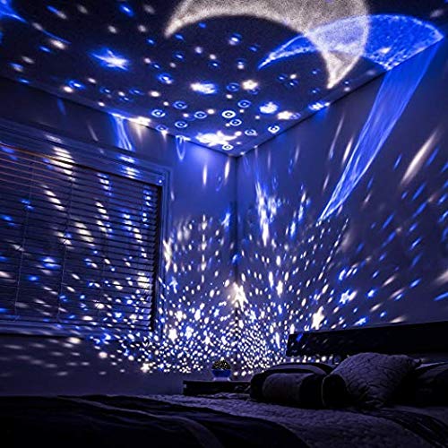 image for Little LEMON Baby Night Light Star Projector 360 Degree Rotation - 4 L