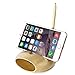 Wood Phone Dock Stand, Beeiee Wood Cell Phone Dock Stand Holder Charge Dock for Apple iPhone 8, iPhone X, iPhone 7 7Plus,Samsung S7 S7 Edge,Huawei P10