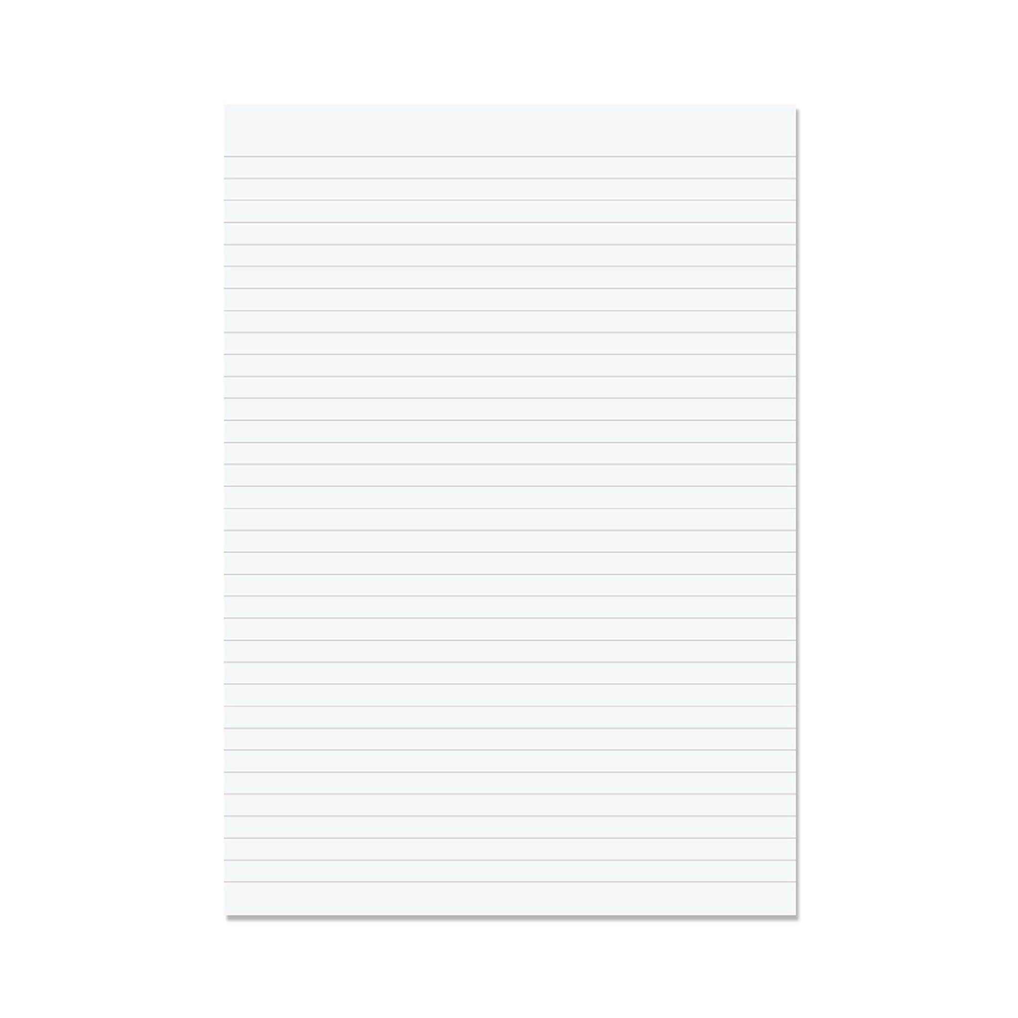 Rhino A4 Loose Leaf Lined Paper, 500 Sheets / 1000 Pages, 8mm Lined Paper, 1-Pack, Unpunched, School & Office Stationery Supplies