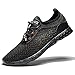 Tianyuqi Men's Mesh Slip On Water Shoes, 43 M EU / 9.5 D(M) US, Allblack