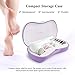 TOUCHBeauty Callus Shaver Professional Pedicure Foot File Tool with 9 attachment Head, Foot Rough Skin Care Spa Set Purple TB-0601B