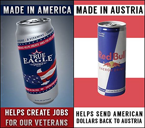 True Eagle Energy Drink Case Pack Of 16 Oz Cans 12 Total