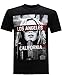 California Republic Los Angeles Bombshell Men's T-Shirt - (Black) - XL