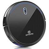 Robotic Vacuum Cleaner - Robot Vacuum, 100mins Long Lasting, Super Strong Suction, Self-Charging,Timing Function, 2.7inch Super Thin, 4 Cleaning Modes, Hard Floor Robot Vacuums for Pet Hair, Carpet