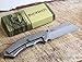Buckshot Thumb Open Spring Assisted Stainless Steel Handle with Inlay Classic Razor Pocket Knife (Wood)
