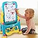 NextX Kids Easel for Two, Adjustable Double Sided Art Easel Chalkboard and Magnetic Dry Erase Board with Kids Art Supplies Accessories