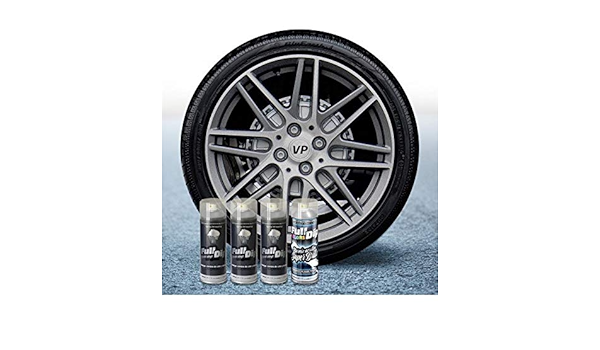 Pack Llantas Vinilo LIQUIDO Full Dip 3 Sprays Aluminio ...
